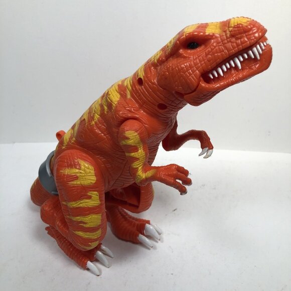 Matchbox Action Figure Dino Adventures Mega Rig Orange Tyrannosaurus T Rex - Picture 1 of 9